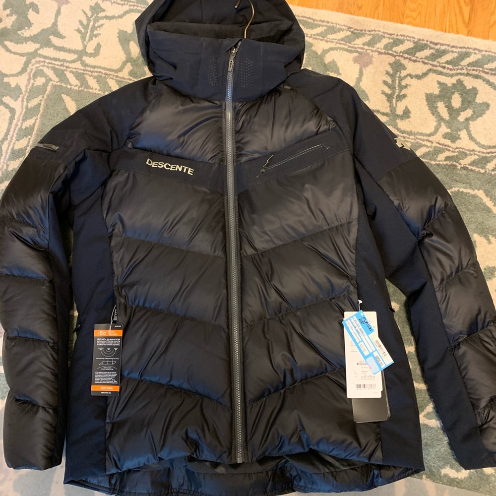 Descente - Mens Black Ski Jacket - New